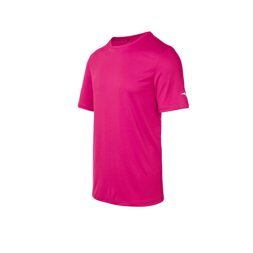 Camisetas Mizuno Para Hombre Rosas 5627384-IV